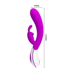 Вібратор Pretty Love Harlan Vibrator Purple - мініатюра 8
