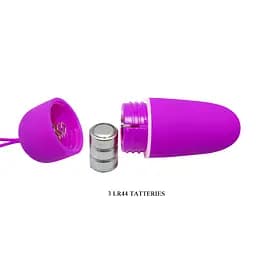 Віброяйце Pretty Love Bradley Vibrating Egg Purple - мініатюра 8