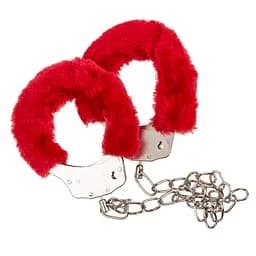 Поножі Plush Leg Cuffs Red - мініатюра 4
