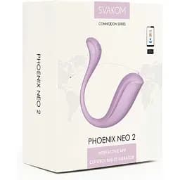 Інтерактивне віброяйце Svakom Phoenix Neo 2 Pastel Lilac, оновлена модель - мініатюра 10