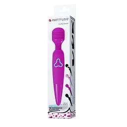 Вібромасажер Pretty Love Flirtacious Wand Purple - мініатюра 2