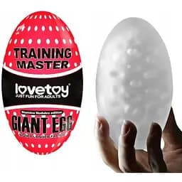 Мастурбатор яйцо Lovetoy Giant Egg Stamina Nodules Edition прозрачный