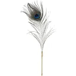 Лоскітка Lockink Sevanda Natural Peacock Flirting FeaTher Tickler, перо павича - мініатюра 2