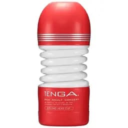 Мастурбатор Tenga Rolling Head Cup классический, интенсивная стимуляция головки пениса подвижными элементами