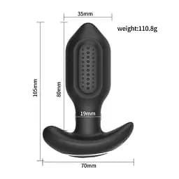 Анальна пробка з вібро Bliss APP - Vibrating Anal Plug Boss Series 26-00193APP 103417 - мініатюра 4