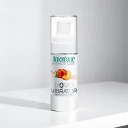 Лубрикант з ефектом вібрації Amoreane Med Liquid Vibrator Peach (30 мл) - мініатюра 2