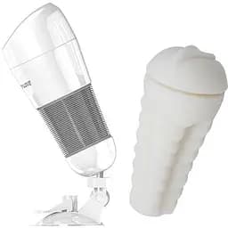 Мастурбатор Pretty Love Hedy с вибрацией белый