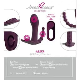 Вібратор Beau coeur Ariva Panty Vibrato - мініатюра 16