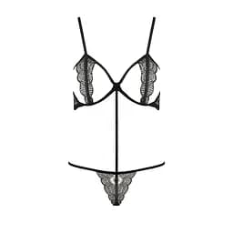 Комплект білизни Passion QUENTRIS BIKINI black L/XL - мініатюра 5