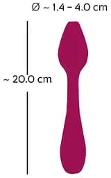 Вібратор Orion Rosenrot Bendable G-Spot 20 см червоний - мініатюра 4