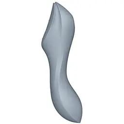 Вакуумний стимулятор із вібрацією Satisfyer Curvy Trinity 3 Сірий - мініатюра 3