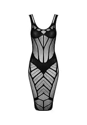 Сексуальне плаття Obsessive D609 S/M/L чорний - мініатюра 5