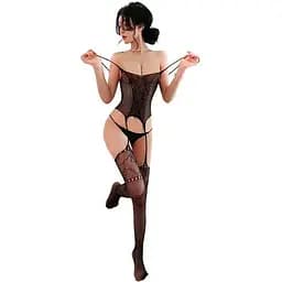 Бодістокінг сітчастий з вирізами XS/S/M K000920