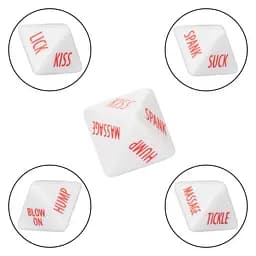 Секс гра кубики Cal Exotics Tempt & Tease Dice Tempt & Tease Dice - мініатюра 4
