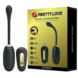 Віброяйце Pretty Love Royal Pleasure Doreen Black - мініатюра 1