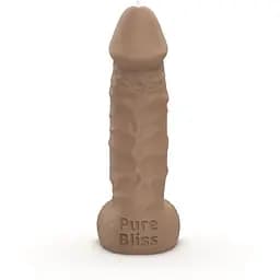 Свічка у вигляді члена Pure Bliss Big Brown 18 см - мініатюра 2