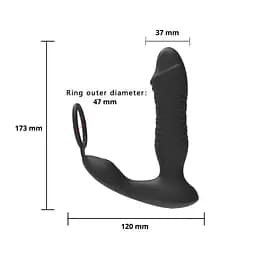 Масажер простати - Erospace Men’s Play Thrusting Prostate Massager APP Controlled B5 - мініатюра 8
