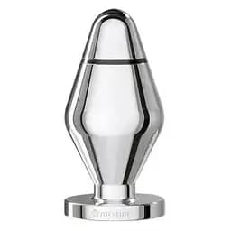 Металлическая анальная пробка-электрород Mystimem John (5 см) для продвинутой электростимуляции