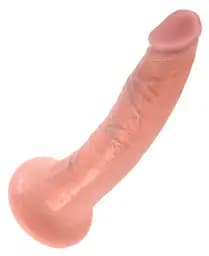 Фалоімітатор King Cock 7", 20.5 см (тілесний) - мініатюра 5