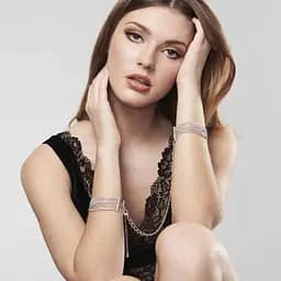 Браслети-наручники Magnifique Bijoux Indiscrets, сріблясті - мініатюра 2