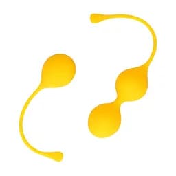 Набір вагінальних кульок Loveline Silicone Kegel Balls Training Set Carambola - мініатюра 2