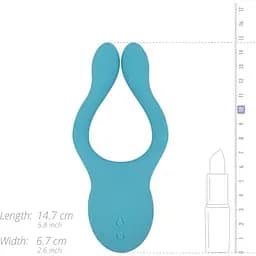 Вібратор Cala Azul Dani I Couples Vibrator (SO8889) [108413] - мініатюра 8