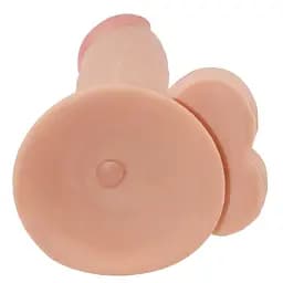 Фалоімітатор із присоскою LoveToy The Ultra Soft Dude Flesh 22 см тілесний - мініатюра 6