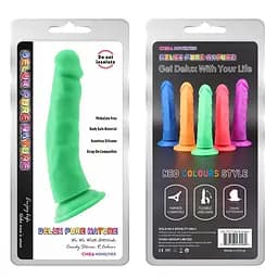 Фалоімітатор Delux Pure Nature Steven.R 22.5 см зелений - мініатюра 2