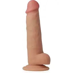 Фалоімітатор Cybersilicock Jude 18 см (тілесний)