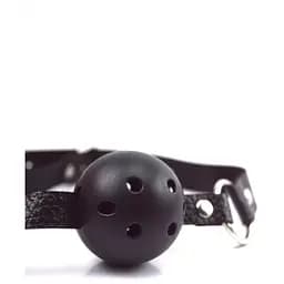 БДСМ кляп у рот Passion Садо-мазо Mouth ball чорний (4821002029396) - мініатюра 2