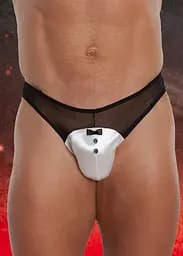 Чоловічі стрінги Thong 4467, white XL - мініатюра 1