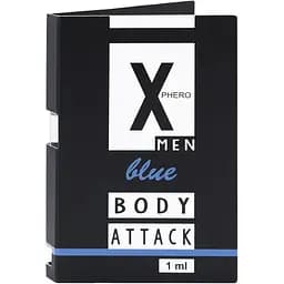 Духи мужские с феромонами Aurora X-Phero Body Attack Blue 1 мл