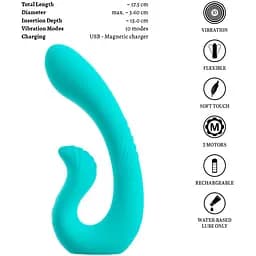 Вібратор Beau coeur Naira Dual Vibrator - мініатюра 10