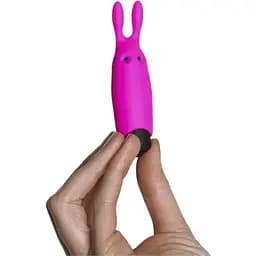 Віброкуль Adrien Lastic Pocket Vibe Rabbit Pink зі стимулюючими вушками - мініатюра 4
