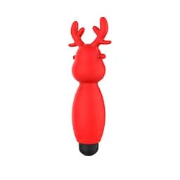 Міні-вібратор Erospace Sweet Play Mini Reindeer Vibrator A10 - мініатюра 5
