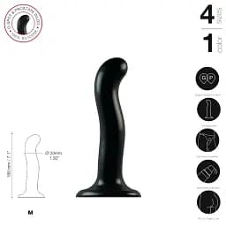 Насадка для страпону Strap-On-Me P&G-Spot Dildo силікон розмір M - мініатюра 4