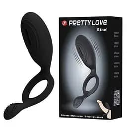 Эрекционное кольцо с вибрацией Pretty Love Ethel Baile BI-026220 88024
