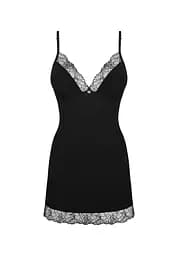 Комплект білизни Obsessive Bella Rou XL/2XL чорний - мініатюра 5