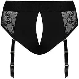 Мереживні труси для страпона з підв'язками для панчіх Strap-On-Me Diva Harness L - мініатюра 3