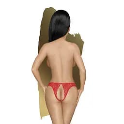 Трусики Penthouse Lingerie Naughty Valentine S/M червоний - мініатюра 2