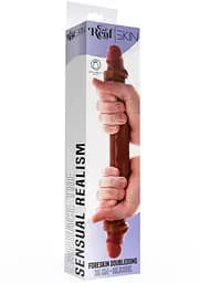 Фалоімітатор Get Real Foreskin D-Dong 35 см (коричневий) - мініатюра 11