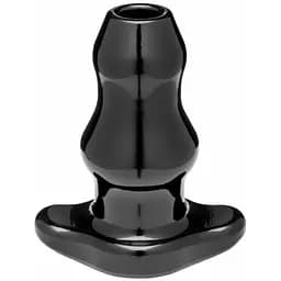 Анальный тоннель Perfect Fit Double Tunnel Plug M 12.7 см (черный)