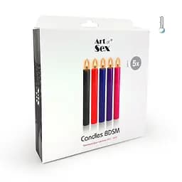 Набір воскових свічок - Art of Sex Thin 10 см (5 шт) Art of Sex SO5962 95352 - мініатюра 2
