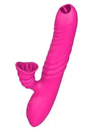Вібратор Angelia USB 3 функції поштовхів / 20 вібрацій Pink Boss Series 26-00142 98776