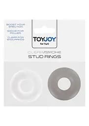 Ерекційне кільце Toy Joy Stud Rings 2 шт. рожевий - мініатюра 4