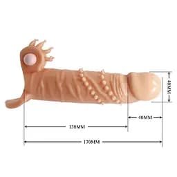 Подовжуюча насадка на пеніс PRETTY LOVE PENIS SLEEVE CONNOR PRETTY LOVE BI-026245 100573 - мініатюра 2