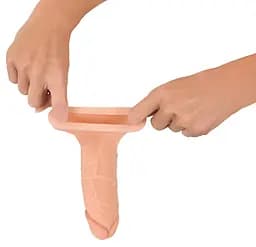 Насадка на пеніс Nature Skin Extension Sleeve 15,5 см (тілесний) - мініатюра 7