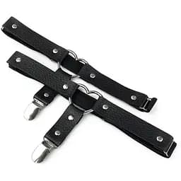 Гартеры для чулок из натуральной кожи Art of Sex Paula