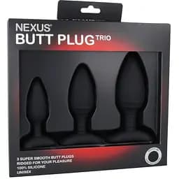 Набір анальних пробок Nexus Butt Plug Trio діаметр 3-4-5 см - мініатюра 2