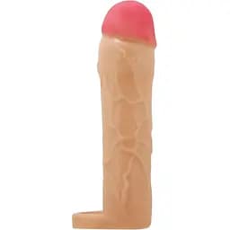Насадка на пеніс Pretty Love Hani 2" 18 см тілесний